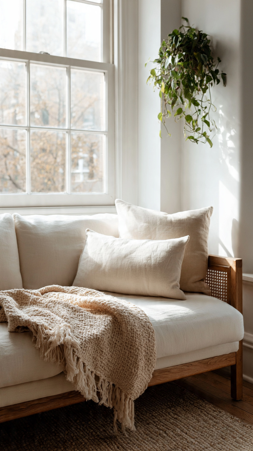 Cozy small-space living room